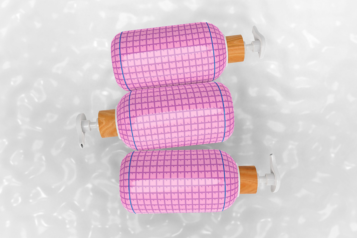 3d Dispenser Bottles Mockup, a Packaging Mockup by The Rose Project (Photo 3 of 4)
