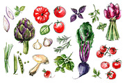 Food watercolor. Vegetables, a Food Illustration by irina.vaneeva (Thumbnail 20 of 25)