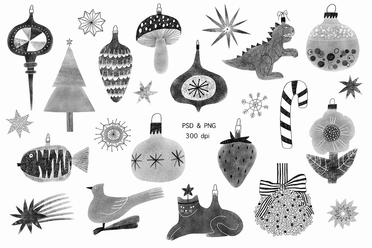 Time to Miracles. Graphic Christmas, a Seasonal Illustration by Annakniaz (Photo 9 of 13)