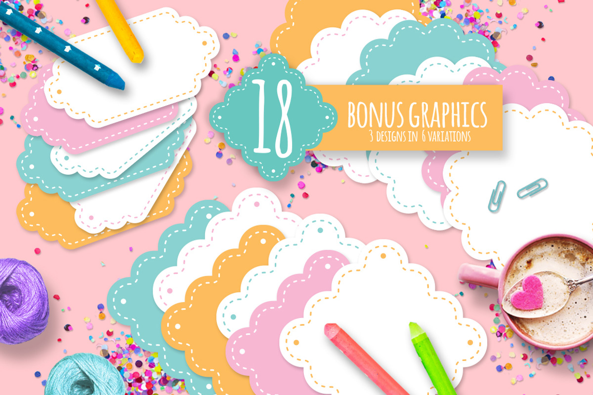 Colorful Lines - Seamless Patterns, a Pattern Graphic by Euonia Meraki (Photo 3 of 5)