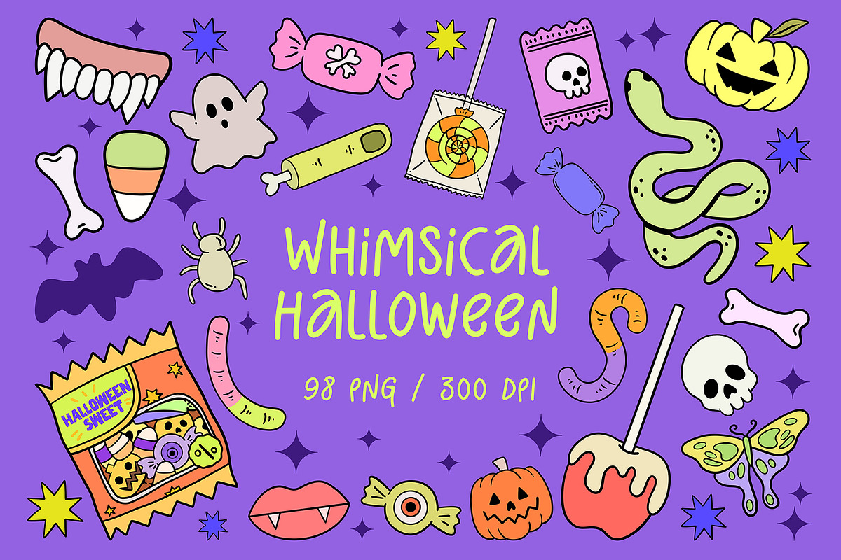 Whimsical Halloween Illustrations, a Seasonal Illustration by Alina Sh (Photo 1 of 8)