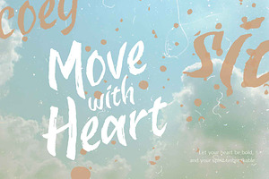 Creative Over: Brush Script Font