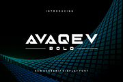 Avaqev -Font, a Sans Serif Font by artchiles_design (Thumbnail 1 of 5)