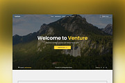 Venture - Travel Agency Template, a Landing Page Template by THdesign (Thumbnail 1 of 4)