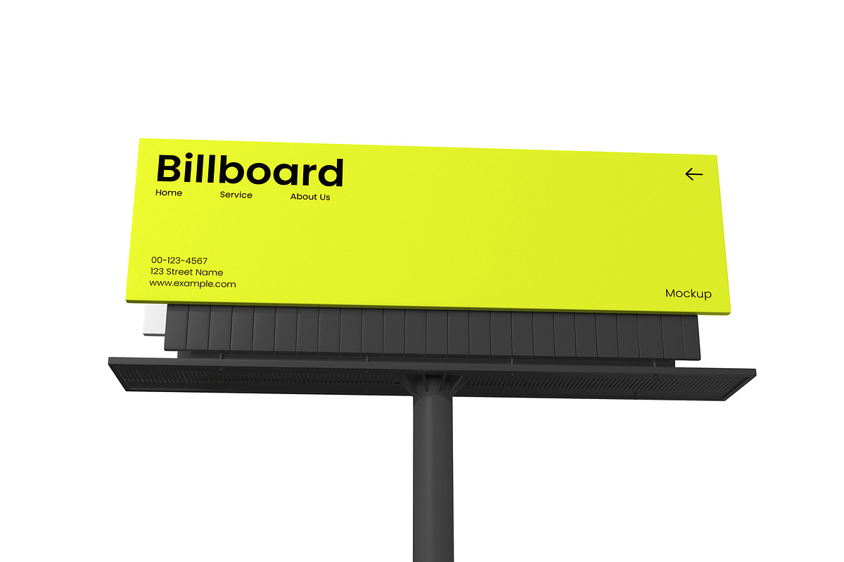Outdoor Billboard Advertising Mockup, an Advertising Mockup by graphypix (Photo 1 of 4)