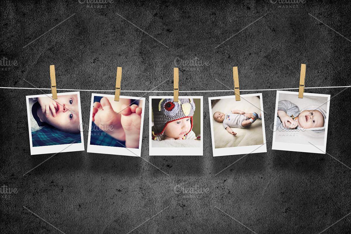 Photo frames MOCKUPS, a Product Mockup by RM_design (Photo 5 of 6)