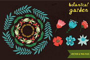 Botanical garden (vector, png), an Illustration by MagicForestory (Thumbnail 4 of 5)