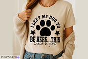 I Left My Dog to Be Here SVG, an Animal Illustration by mh_arif (Thumbnail 2 of 4)