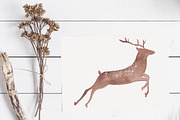 WATERCOLOR DEER XMAS BUNDLE, an Animal Illustration by KruthDesign (Thumbnail 10 of 12)