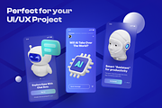 Artificial Intelligence 3D Icon Set, an Object 3D Model by Illustraly Design (Thumbnail 5 of 8)