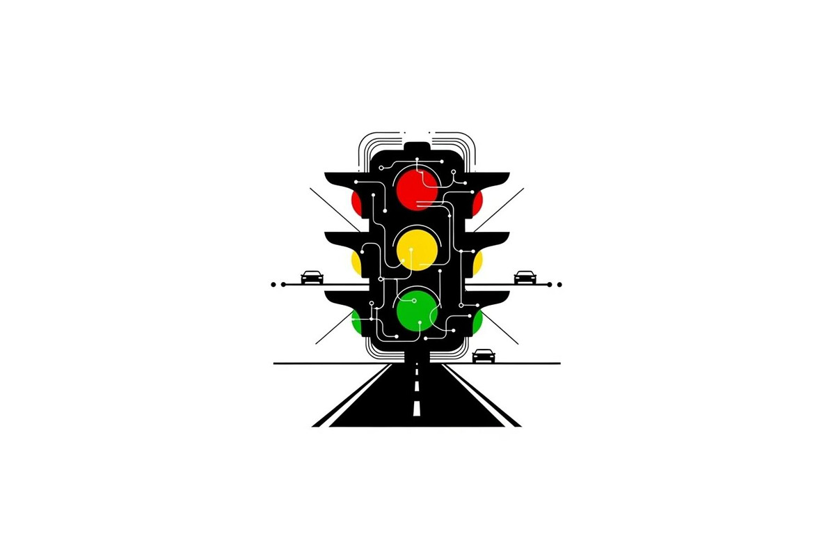 Modern Traffic Light Silhouette, a Graphic by musafir_fashion (Photo 10 of 14)