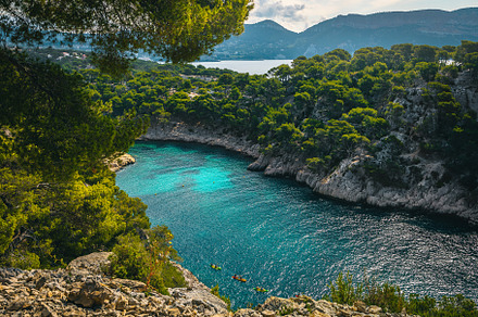 Stunning Calanque de Port Pin bay, a Nature Photo by Alpine Dreams