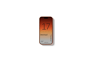Iphone 17 Pro Mockup Top View, an iPhone Mockup by INDERNEILk (Thumbnail 1 of 2)