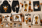 Cute Sport Halloween Clipart Bundle, an Object Graphic by Daisy Design (Thumbnail 8 of 9)