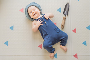 Adorable baby dressed as a little, a Nature Photo by Elizaveta Galitskaya