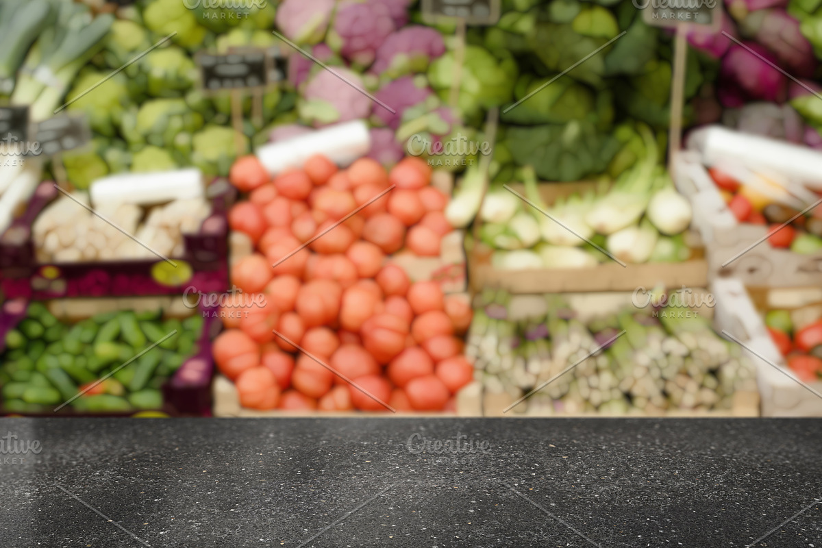 Black Countertop with Blurred Fresh, a Wallpaper Photo by idea_design (Photo 1 of 10)