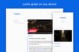Penboard Tumblr Theme
