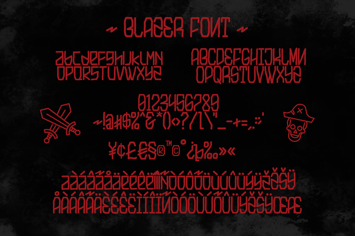 Blazer Font, a Handwritten Font by giemons™ (Photo 3 of 6)