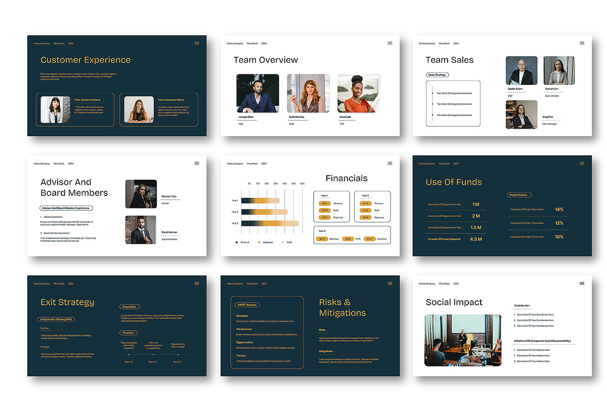 Pitch Deck Powerpoint Presentation, a Presentation Template by Siska Arista (Photo 4 of 5)