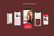 Bold Red Showit Template for Coaches, a Websites & App Template by Row Creative (Thumbnail 5 of 10)