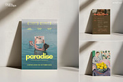 Paper Poster Card Mockup | Branding, a Books & Magazine Mockup by momomockps (Thumbnail 3 of 7)