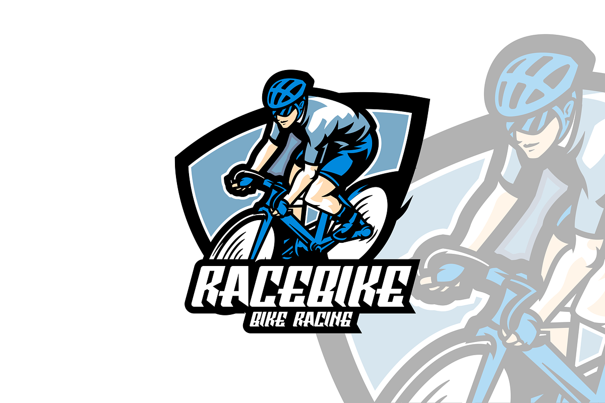 Illustration Race Bike Logo Design., a Branding & Logo Template by VectorCraft