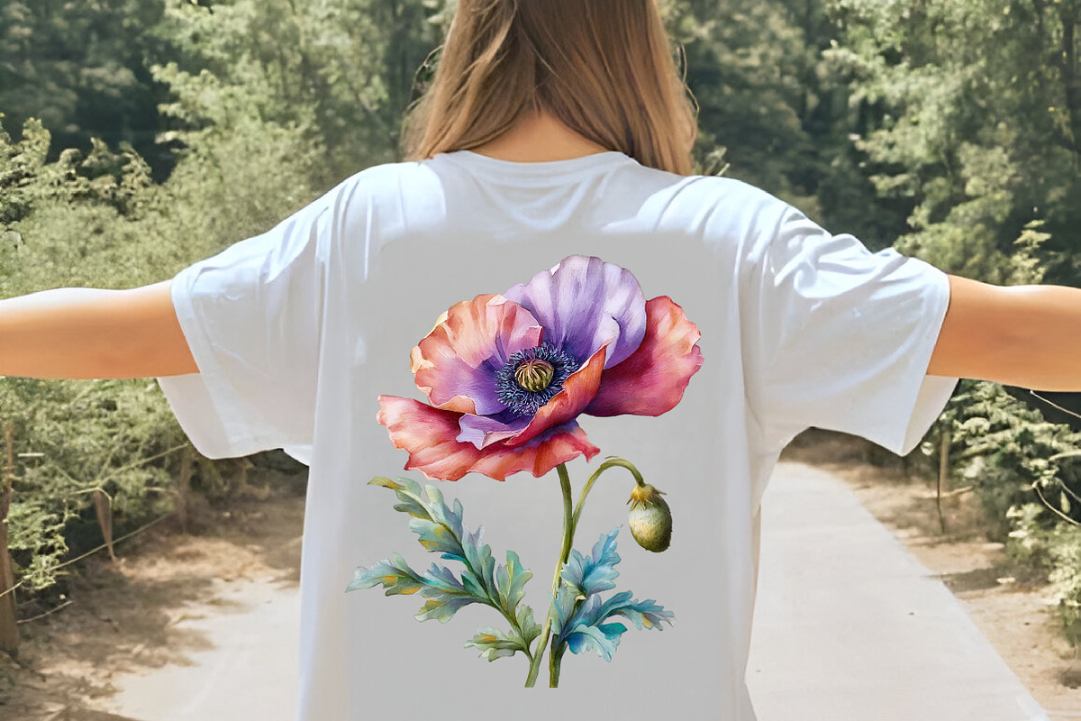 watercolor summer wildflowers clipar, an Illustration by GatewayDesign (Photo 9 of 9)