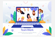 Office Team Vector Scenes, a Landing Page Template by PavelVinnik (Thumbnail 3 of 3)