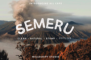 SEMERU - HANDWRITTEN SANS FONT, a Sans Serif Font by Wellscript Studio (Thumbnail 1 of 13)