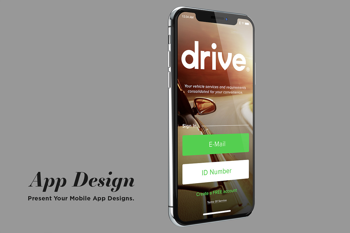 iPhone X Design Mockup, an iPhone Mockup by illustrated (Photo 3 of 9)