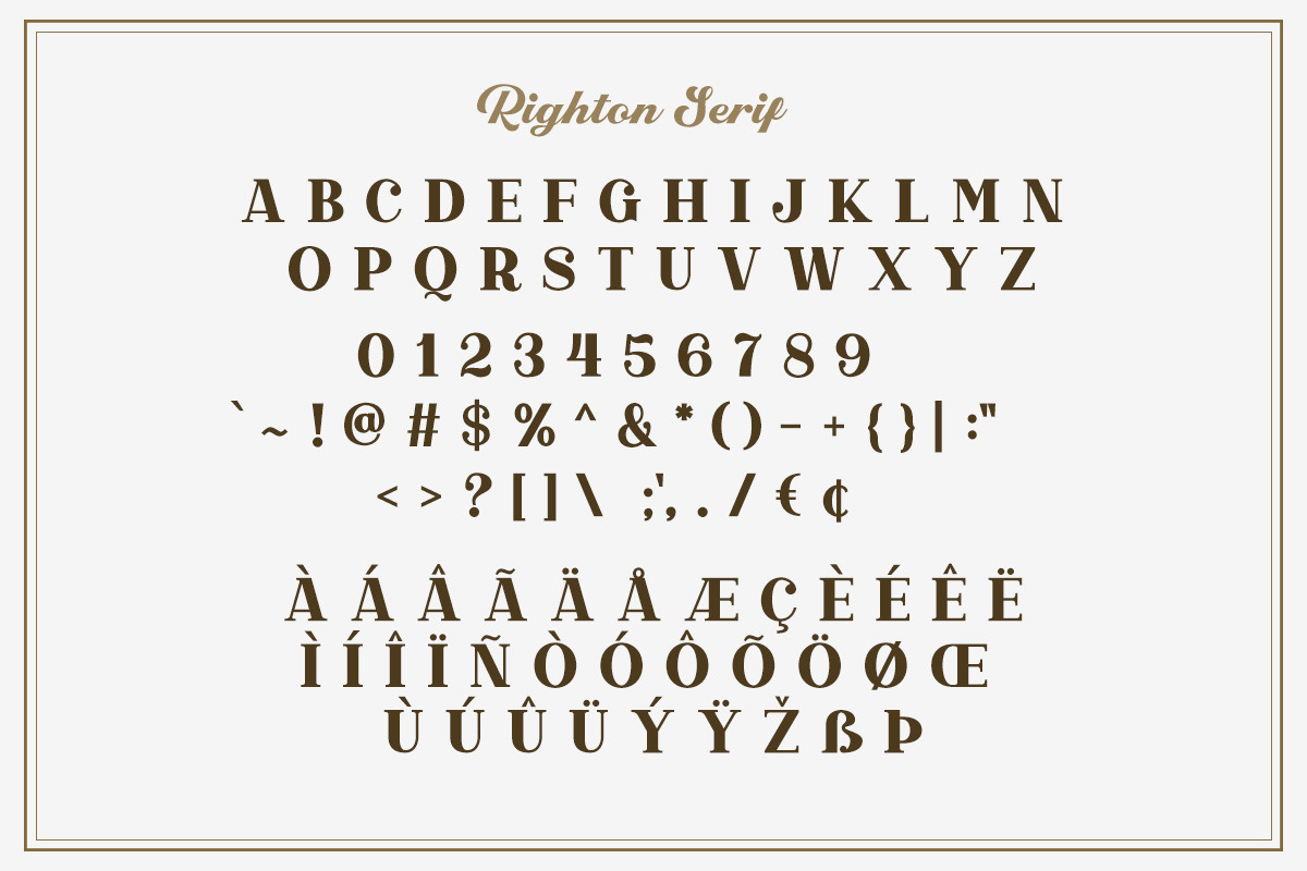 Righton - Script & Serif Font Duo, a Serif Font by Letterhend Studio (Photo 9 of 10)