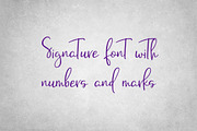 Signature font, a Script Font by JuliaKJ (Thumbnail 1 of 3)