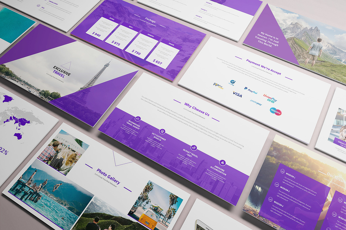 Travel Agency Keynote Template, a Presentation Template by Incools Stokie (Photo 5 of 10)
