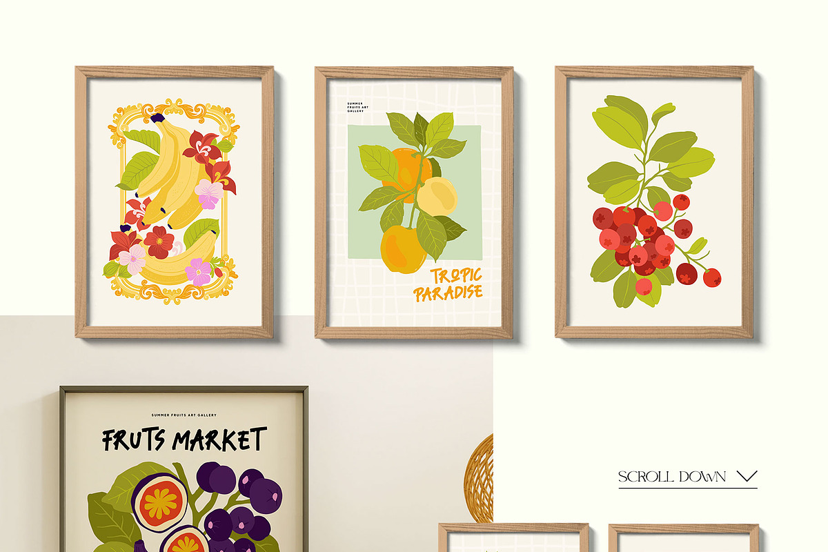 Summer Fruits | Wall Art Collection, an Object Graphic by Leleka.Store (Photo 9 of 20)