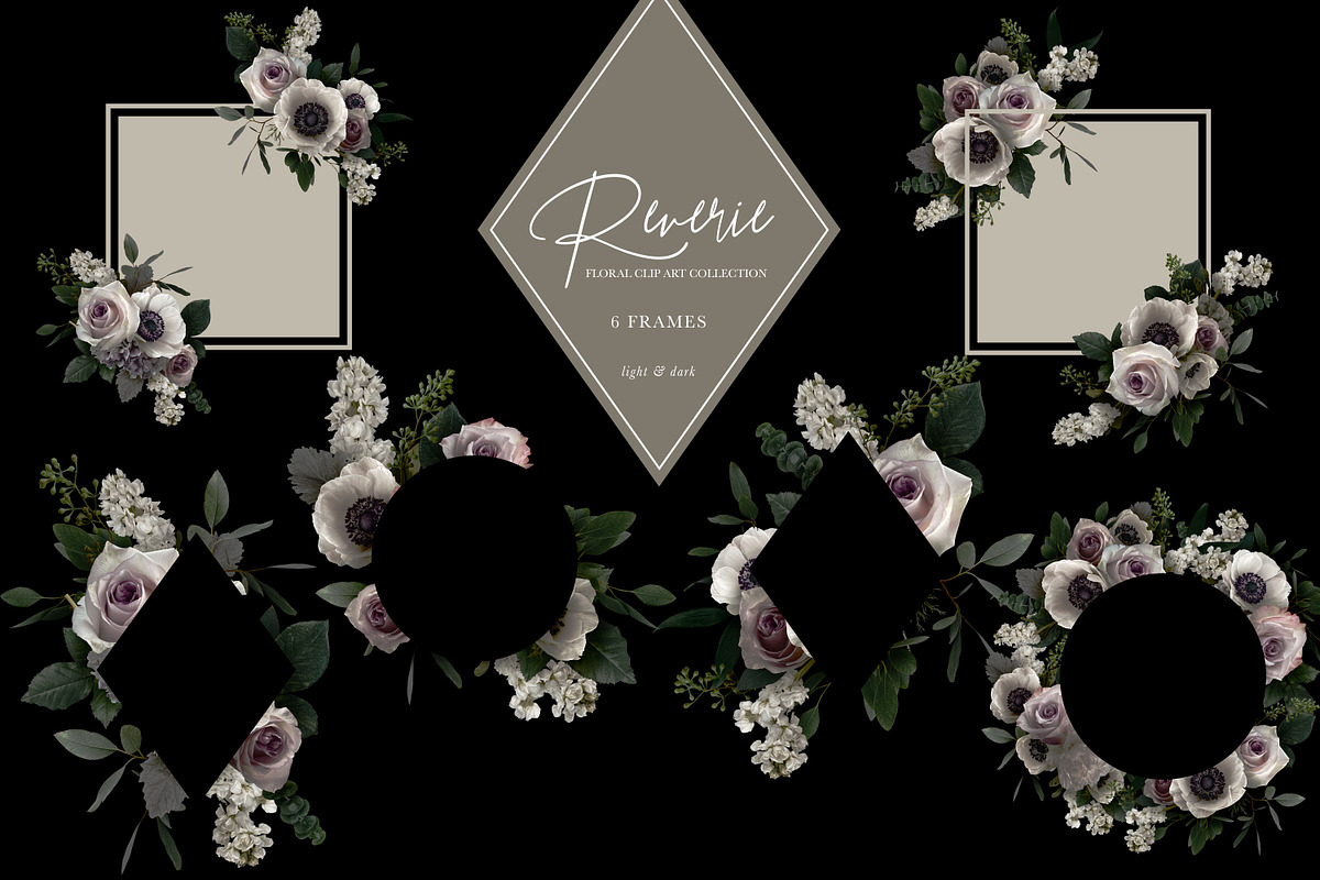 Reverie Floral Clip Art Collection, an Object Graphic by Eclectic Anthology (Photo 21 of 21)