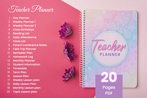 20 Elegant & Simple Teacher Planner