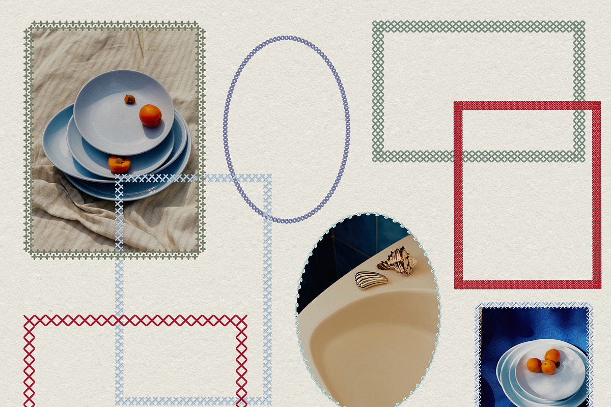 Embroidered Frames, Cutouts & Papers, an Object Graphic by alonahaidash (Photo 2 of 19)