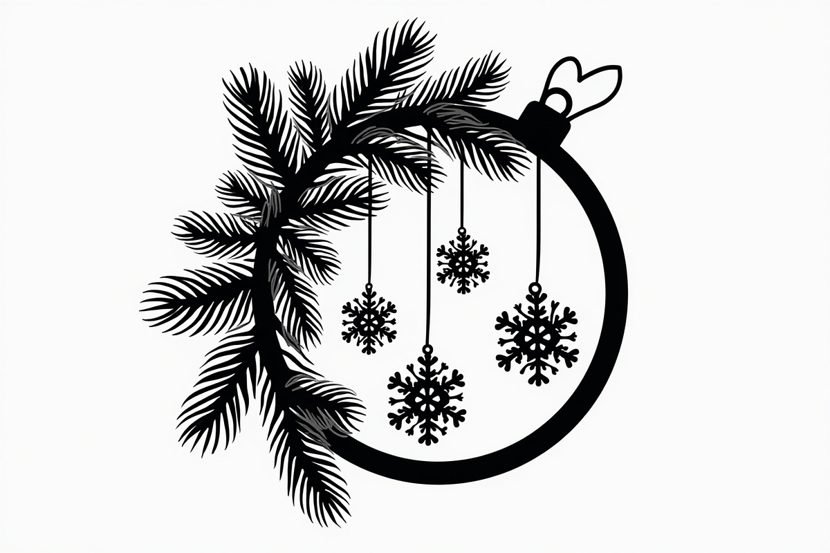 Christmas Ornament Laser Cut Bundle, a Graphic by Creativeshirt (Photo 15 of 16)