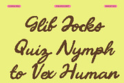 CS Darla Pixel, a Script Font by Craft Supply Co. (Thumbnail 3 of 8)