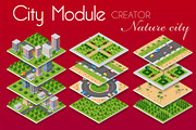 City bundle module city set, an Object Graphic by AlexZeL (Thumbnail 15 of 21)