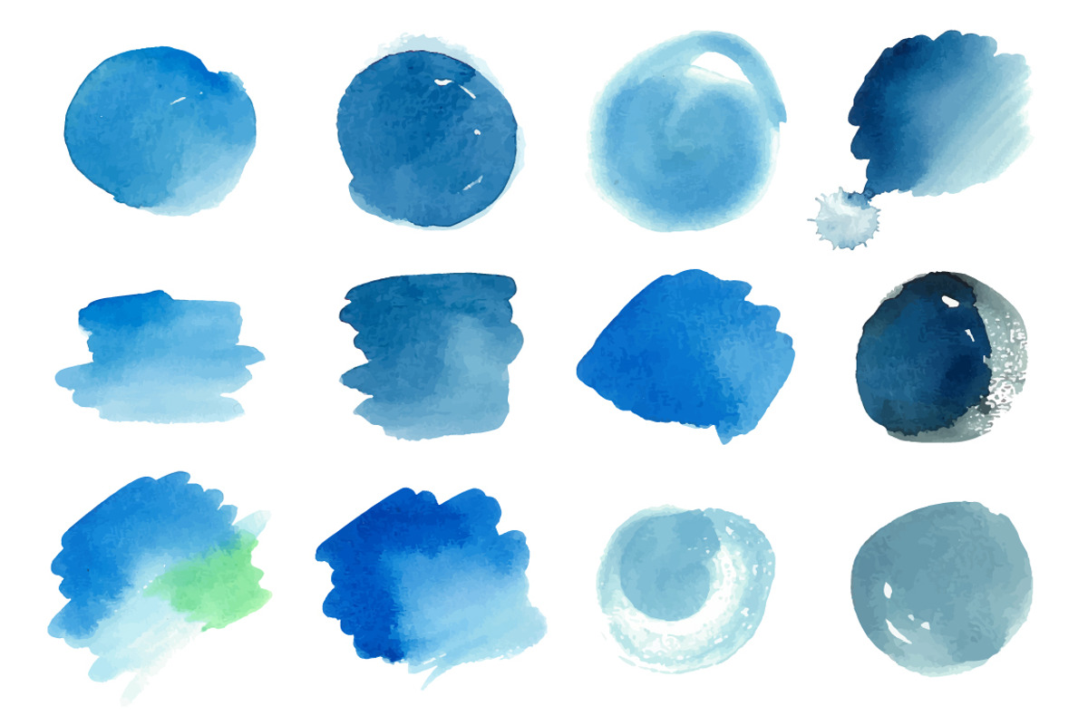 Summertime watercolor backgrounds, a Texture Graphic by Soulful Vectors (Photo 3 of 6)