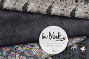 Gothic School Nerd Girl Patterns, a Pattern Graphic by KaramfilaS (Thumbnail 2 of 17)