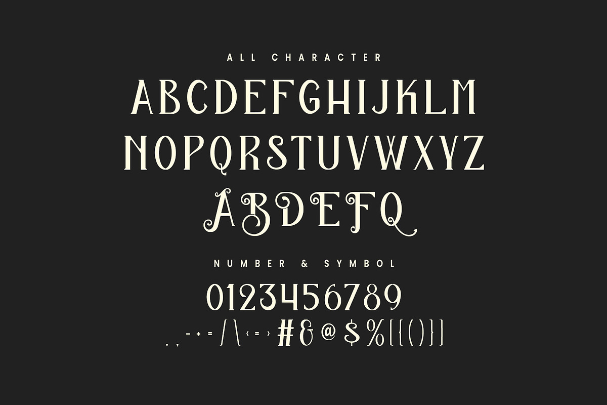 Lactia Serif Display Typeface, a Serif Font by Maulana Creative (Photo 4 of 7)