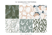 Modern Leaves | Seamless Patterns, a Pattern Graphic by The Collective Studio (Thumbnail 3 of 12)