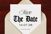 Gothic Blackletter Font, a Blackletter Font by elfy creative (Thumbnail 2 of 7)