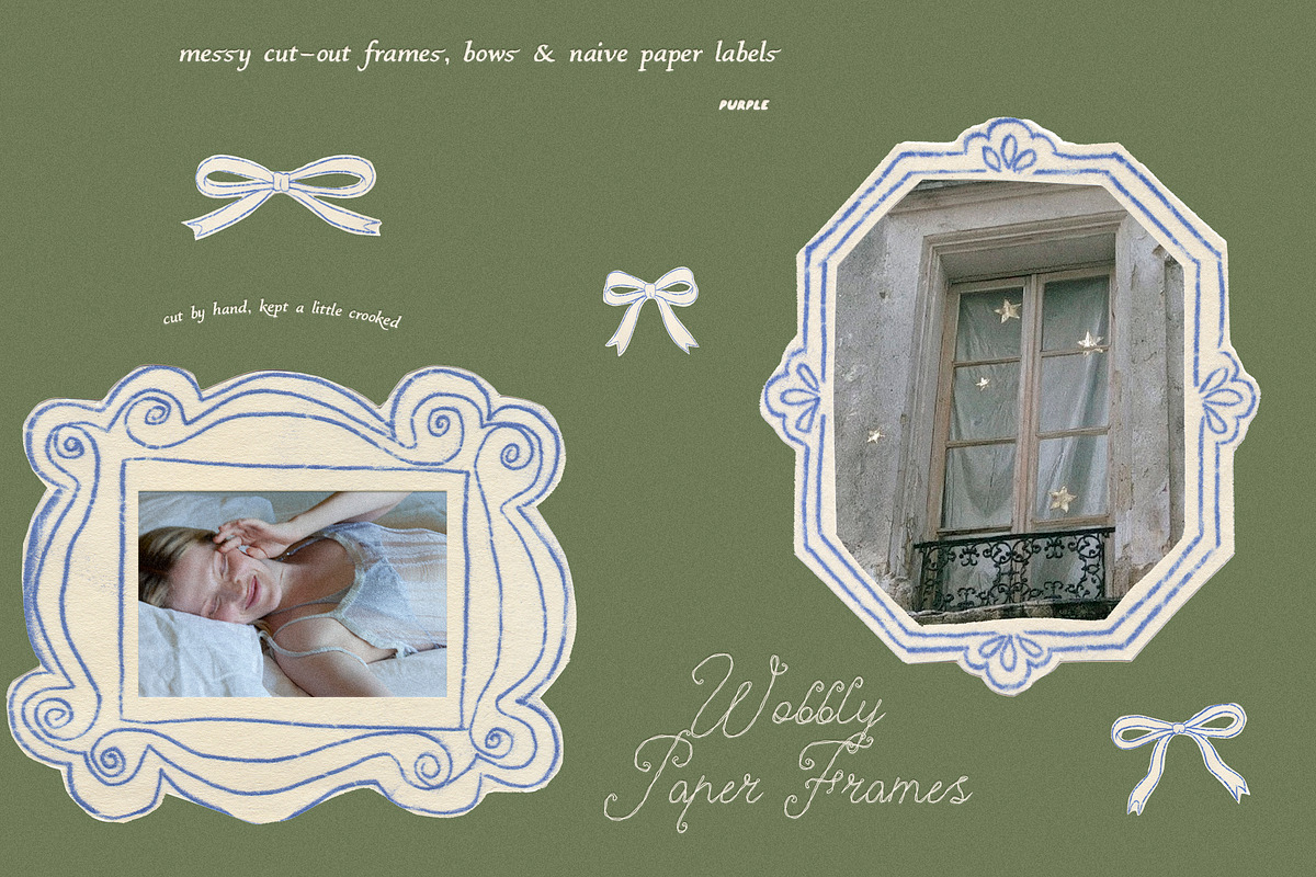 Wobbly Paper Frames, an Object Graphic by Purple (Photo 5 of 9)
