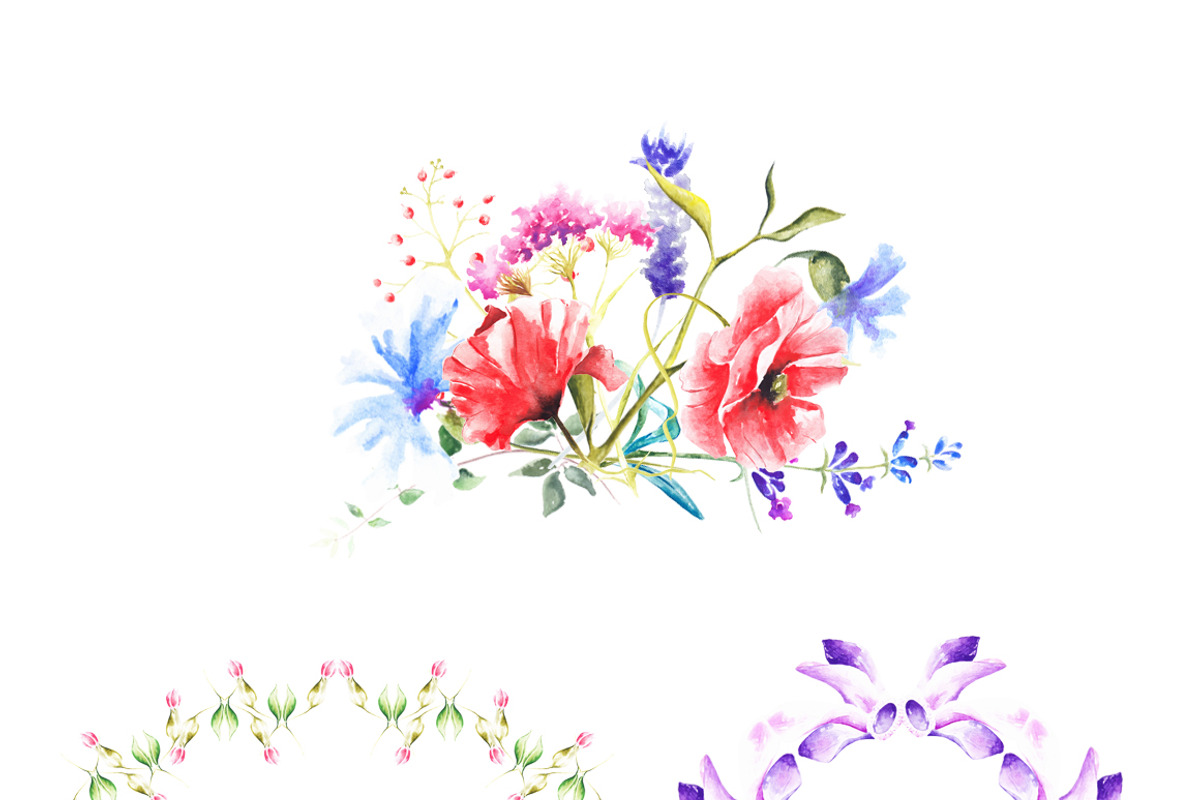 Watercolour Mockups, an Illustration by Renovatio (Photo 5 of 6)