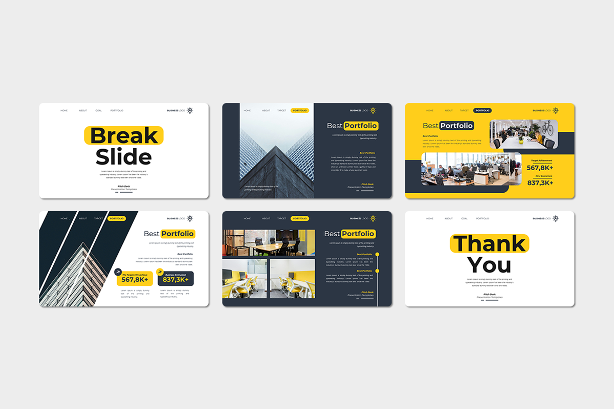 Pitch Deck - Keynote Template, a Presentation Template by Iqsiart Studio (Photo 3 of 3)