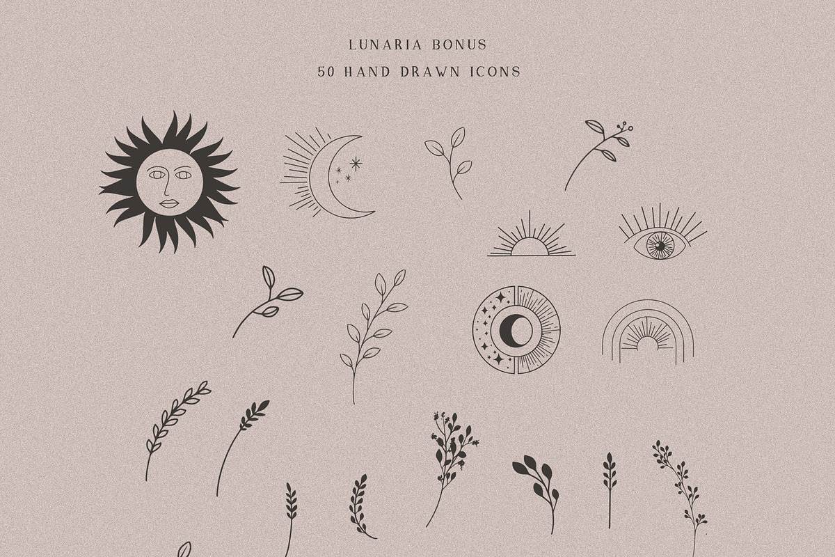 Lunaria - Handmade Serif Font preview 5