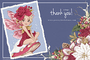 Fairy Christmas-Winter Illustrations, a Seasonal Illustration by Pretty Little Lines (Thumbnail 16 of 16)